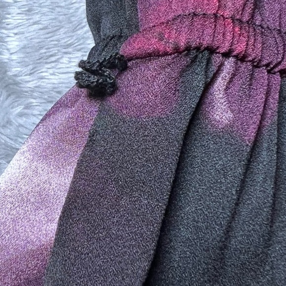 Simply‎ Vera Vera Wang Dress Womens Medium Floral Print High Low Midi Chic Boho - Picture 11 of 13